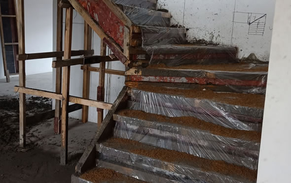 濱州現澆樓梯施工案例